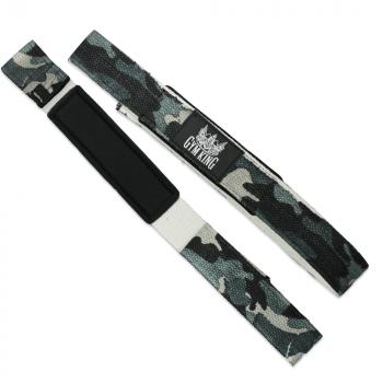 Gym King Lifting Wrist Straps Zughilfen Lang Dark Camo