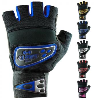 CP Sports Trainingshandschuhe Profi-Grip mit Handgelenkbandagen F9 farbig