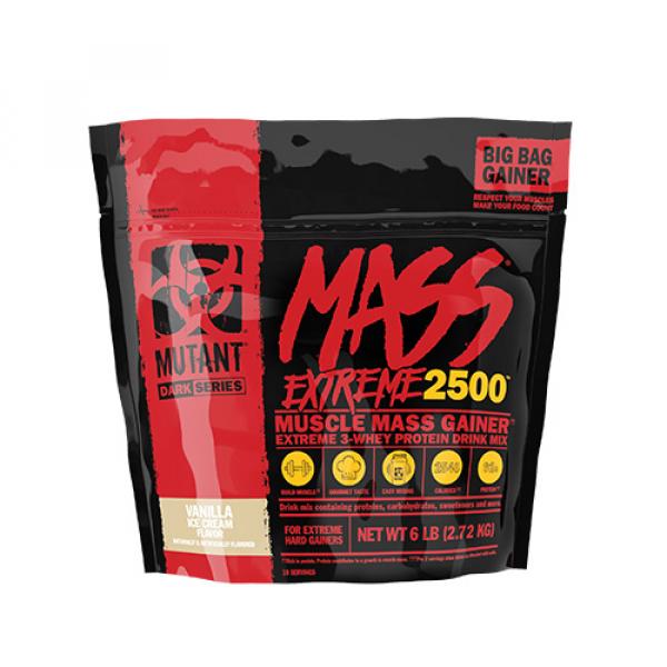 Mutant Mass EXTREME 2500 2720g 6 LBS Beutel