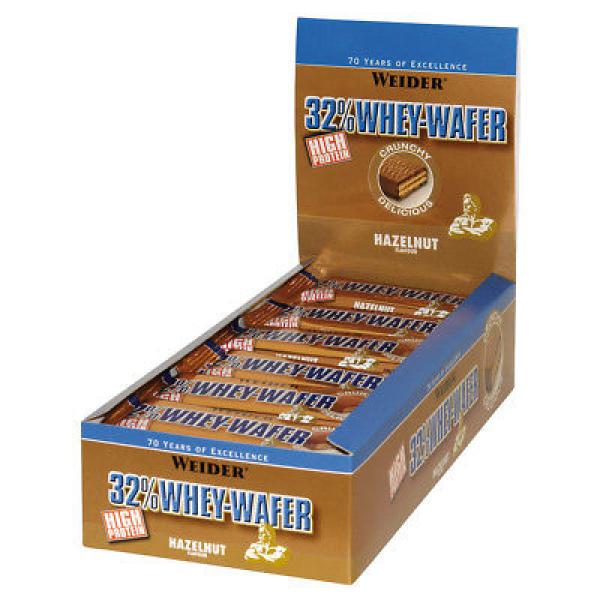 Weider 32% Whey-Wafer 24 x 35g Karton