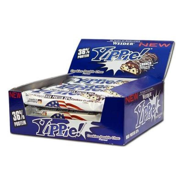 Weider Yippie! Protein Bar 36% Eiweiss 18 x 45g Riegel