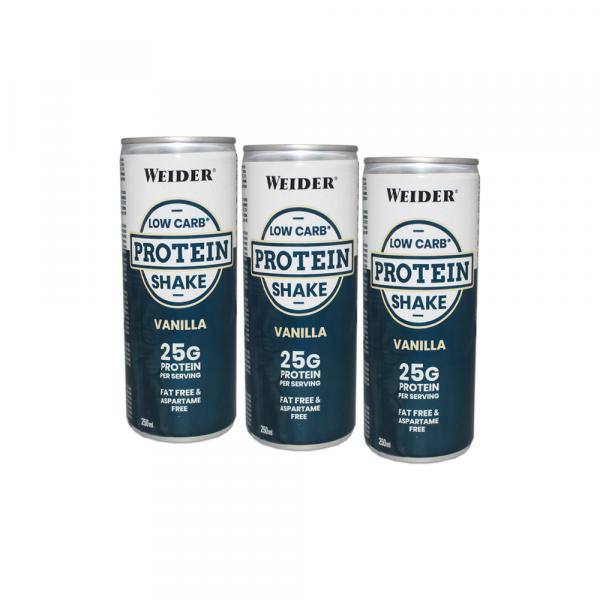 Weider 25g High Protein Shake 24 x 250ml Dose Kiste (Pfandartikel)